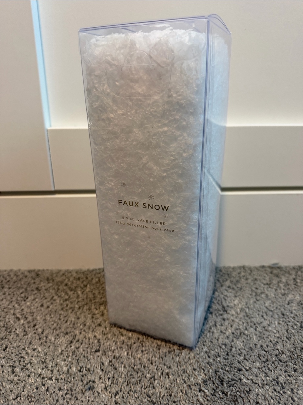 Pottery Barn Faux Snow - White Decorative Filler